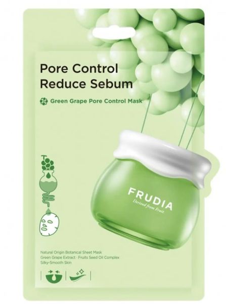 Frudia Green Grape Pore Control Sheet Mask - Korean Skin Care