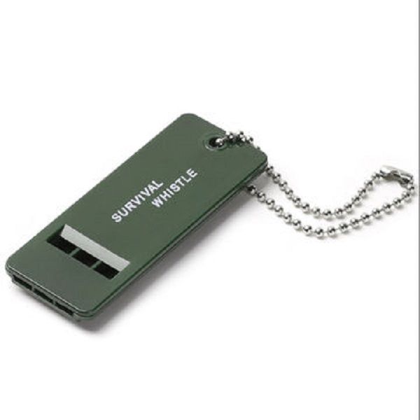 High Frequency, double pipe, outdoor survival whistle Pack of 2