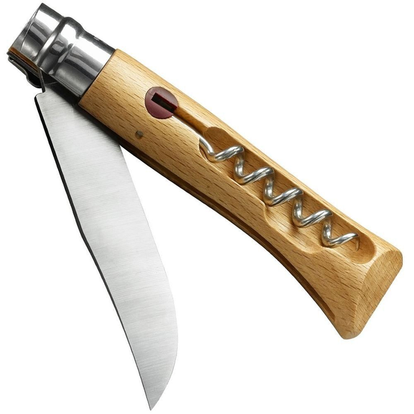 Opinel Stainless 10 Corkscrew with Bottle Opener