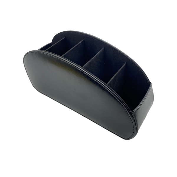 Remote Control Holder Organizer Space-Saving Tray With 5 Compartments