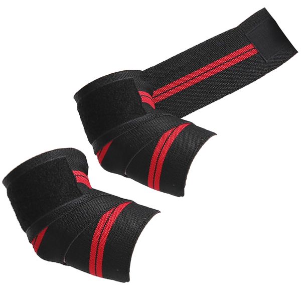 2Pc Adjustable Elbow Sleeves Support Straps For Gym Fitness Lifting sports