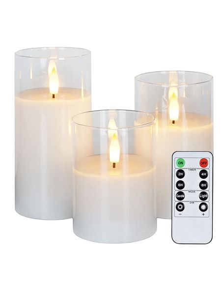 Flameless Candles Battery Operated with Remote Controller