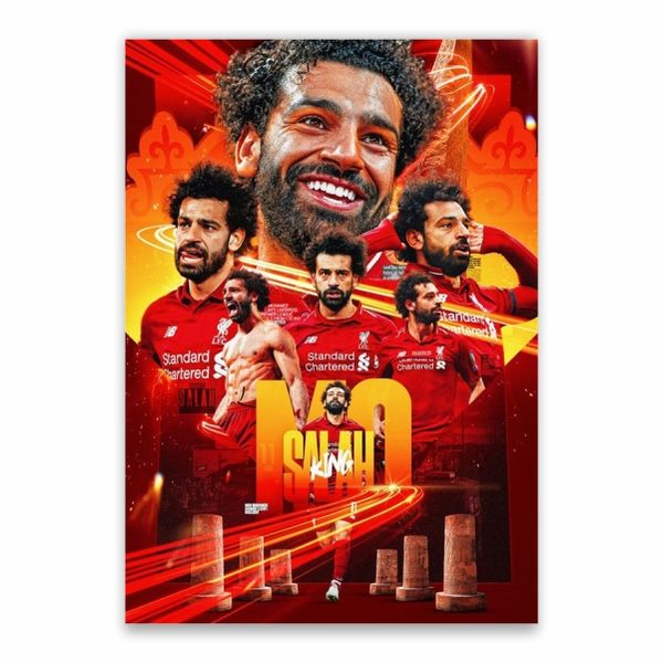 Mohamed Salah Liverpool Collage Poster - A1