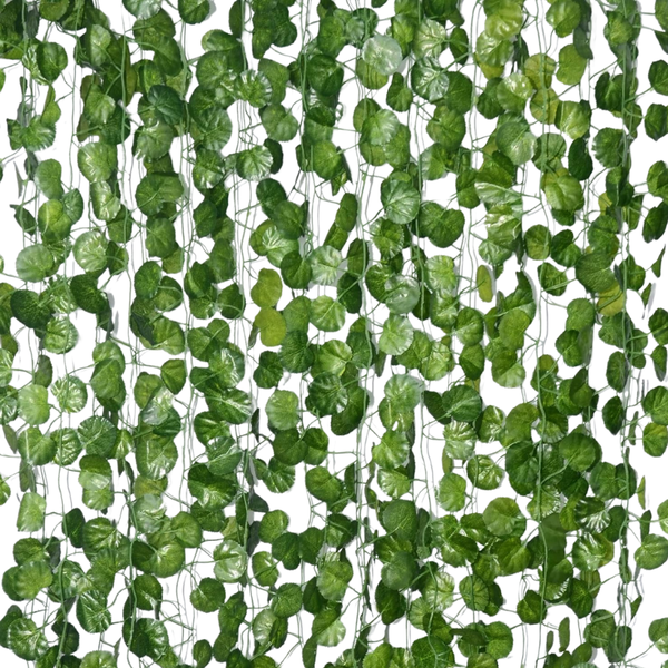 Bestby 12 Strands 70 Leaves Artificial Vines Green Leaves-Malus Spectabilis