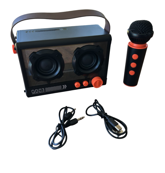 Portable Karaoke Speaker with Microphone