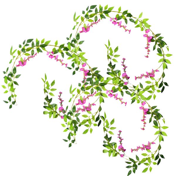 Home Garden Wedding Party Decor 3 Piece Artificial Flower Vine Garland 1.8m