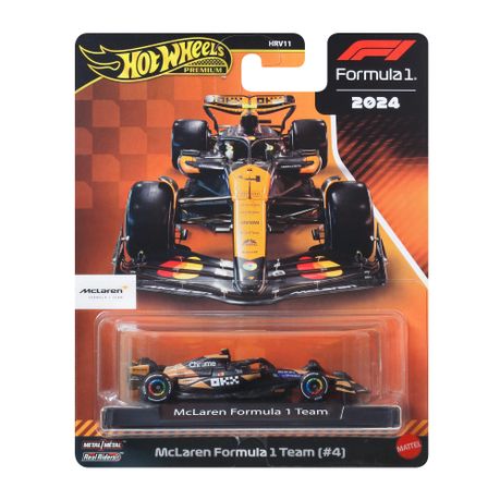 Hot Wheels 1:64 Scale Premium Die-Cast Formula 1 with Real Riders Tires Image