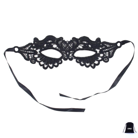 OMG - Women's Elegant Hollow Lace Masquerade Face Mask Image