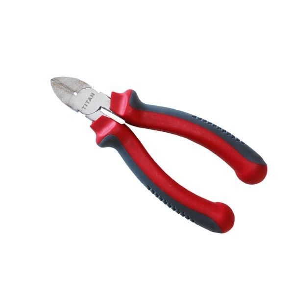 Titan Side Cutter 150mm Grip Handle/Satin Finish Plastic Hanger