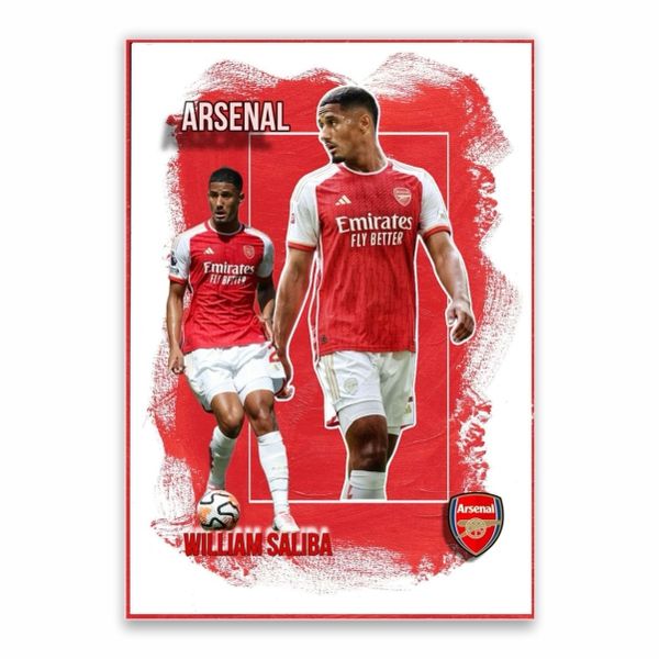 William Saliba Arsenal Poster - A1