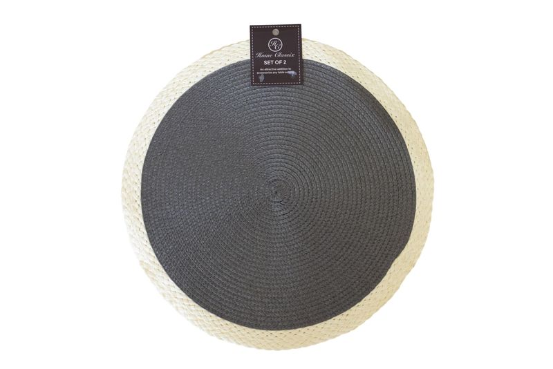 Home Classix Woven Round Summer Fun Placemats