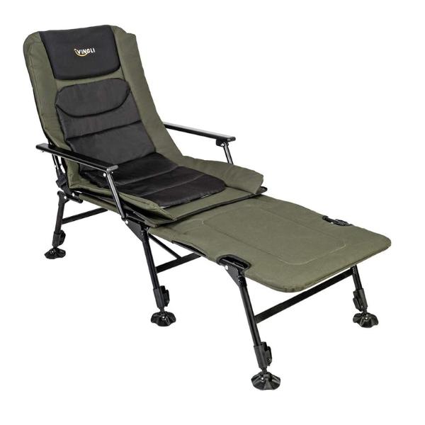 VINGLI Heavy Duty Fishing Chair with Footrest Support 440 LBS