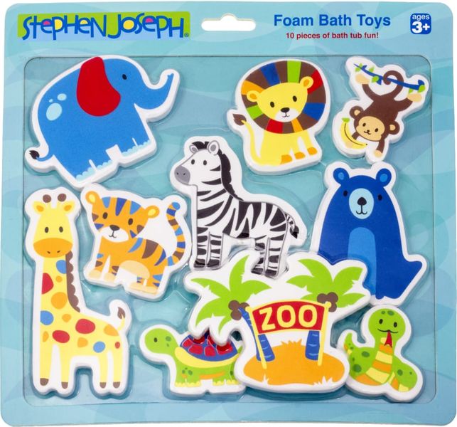 Stephen Joseph Foam Bath Toy Zoo