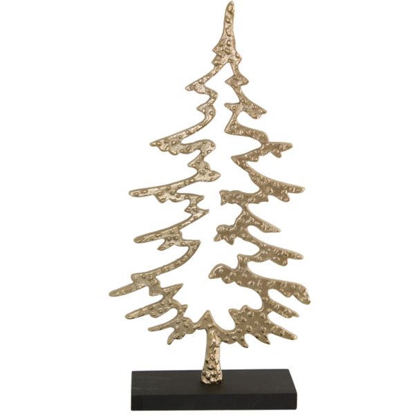 Gold/Black Christmas Tree Ornament 49cm