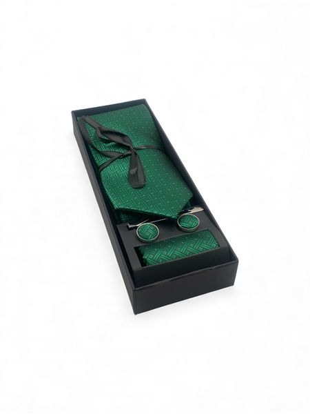 Men's Padiluote Tie Set - Green Majesty - 5-Piece
