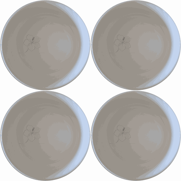 Delicate Hibiscus Flower Bowl Set of 4 - Range 2