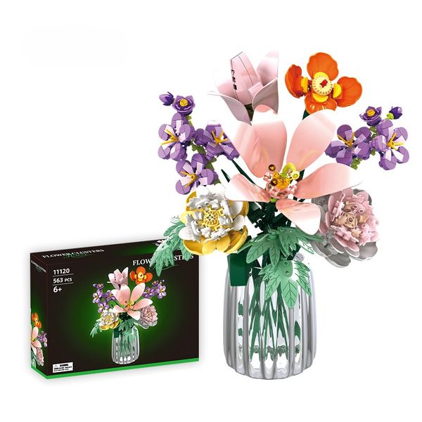 WOMA Flower Bouquet Botanical Building Blocks - 563 Pieces - 11120