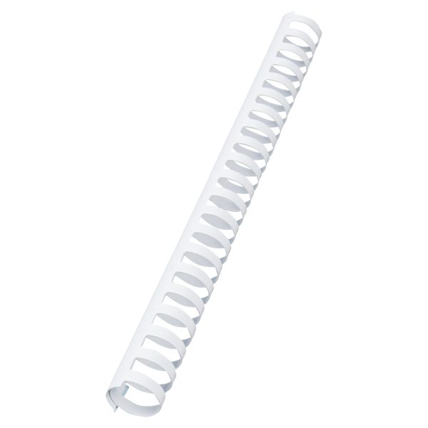 Rexel: 32mm 21 Loop PVC Binding Combs - White (50 Pack)