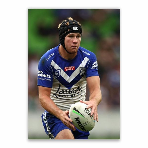 Matt Burton With Ball Poster - A1