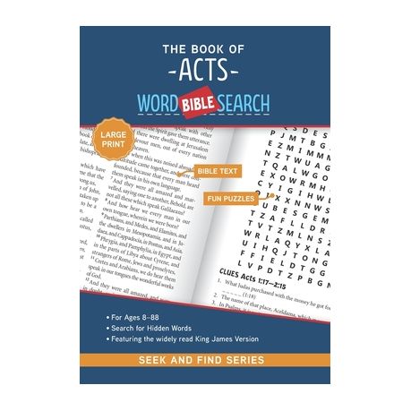 The Book Of Acts Bible Word Search Large Print Buy Online In South Africa Takealot Com