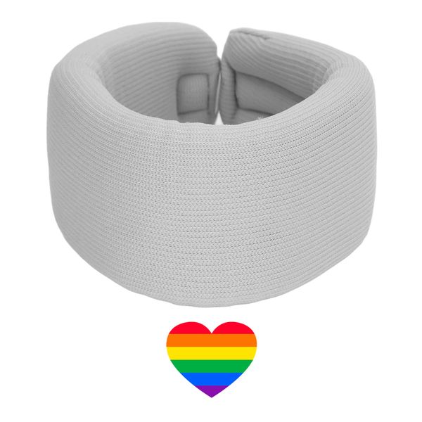 Health Protective Supporting Nylon Neck Brace &amp; Heart Sticker Set of 2