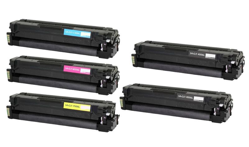 Compatible Samsung 506 / CLT-506L Multipack + Extra Black