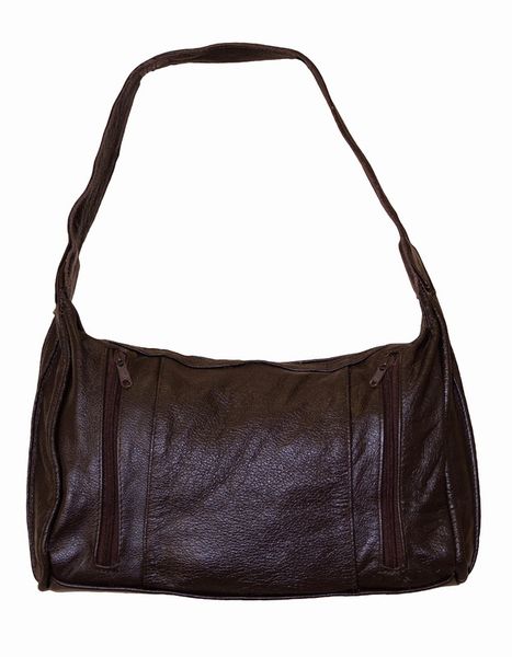 Luvsa LS-TJ109 Genuine Leather Ladies Bowling Hand &amp; Shoulder Bag
