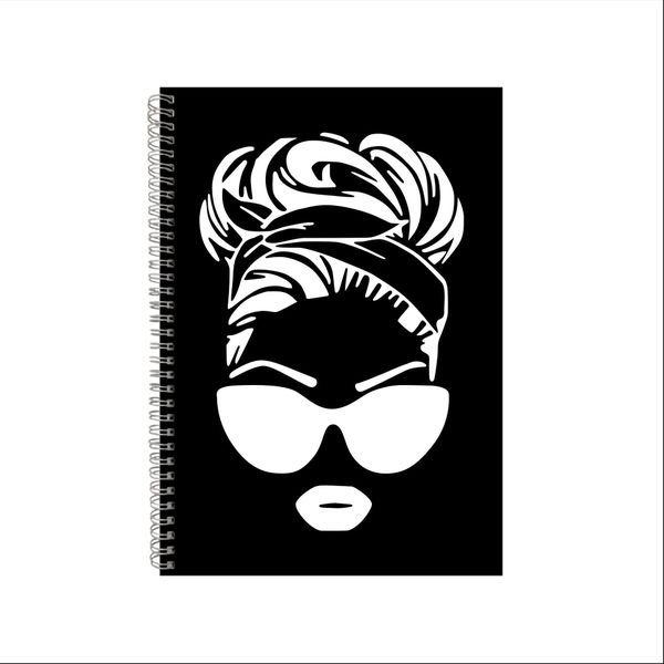 Lady Face Notebook Gift Idea A4 Notepad Pad 29