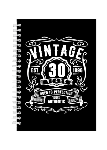 Vintage 30 Years Old Est 1996 Writing Book Notepad Notebook Gift A5