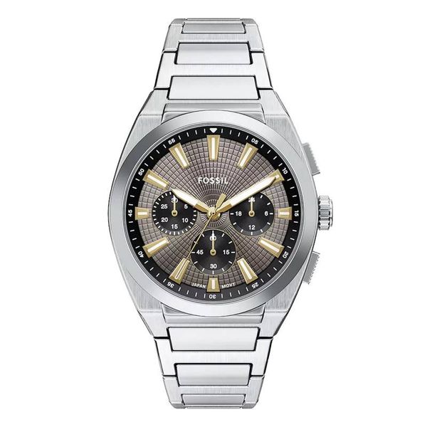 Fossil Men Silver-Gold Metal Analogue FS6128