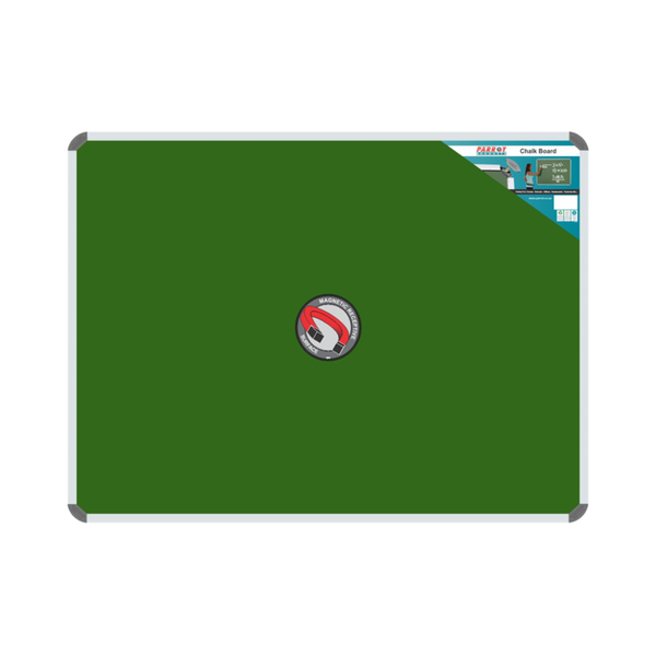 Parrot Chalk Board Aluminium Frame - Magnetic (1200 x 900mm)