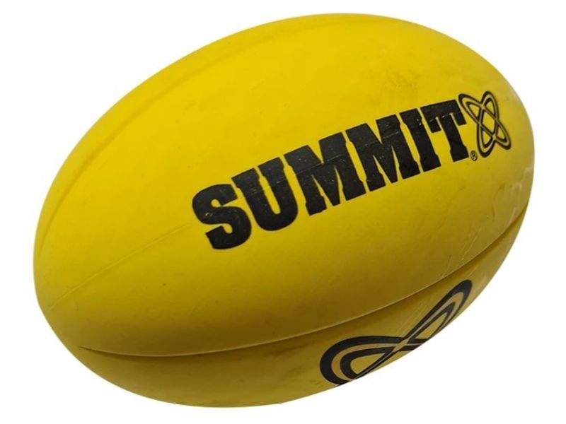 Summit - 12cm Rubber Rugby Ball