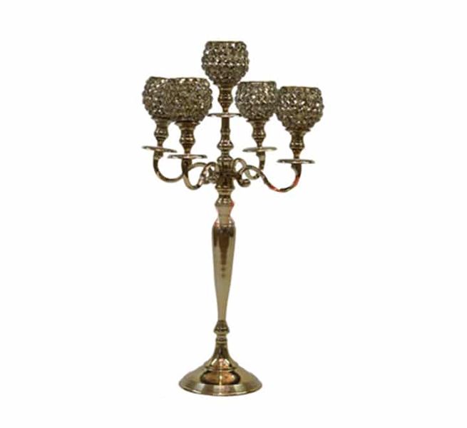 Gold Crystal Centerpiece