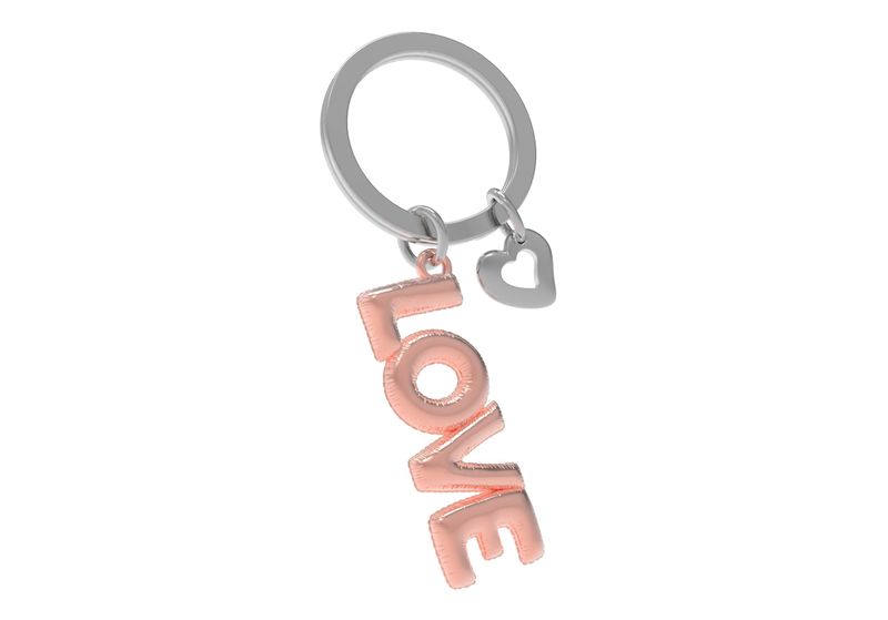 Metalmorphose Balloon Love Keyring -