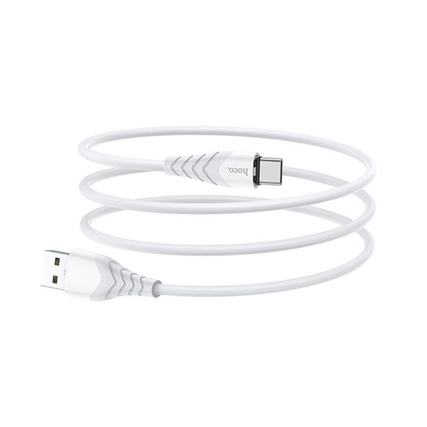 Hoco Magnetic USB to Type-C Charging Cable - White