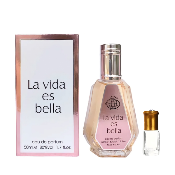 La Vida Es Bella for women EDP - 50ml + Perfume Oil