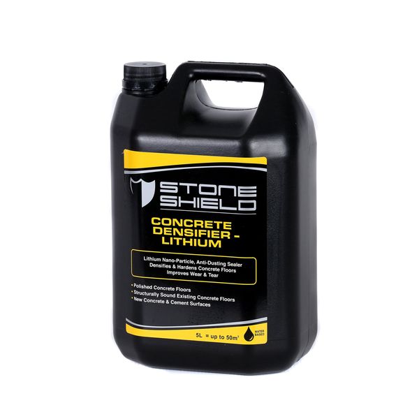 5L Concrete Hardener &amp; Densifier Sealer - Cement Screed Hardener - Lithium