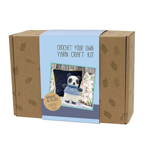 Crochet Knitting Kits (DIY Crafts)-Panda Animal, Crochet/Kint for Beginners