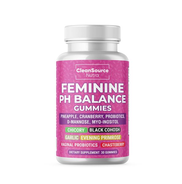 Feminine pH Balance Gummies - Women's Wellness Support - 30 Gummies