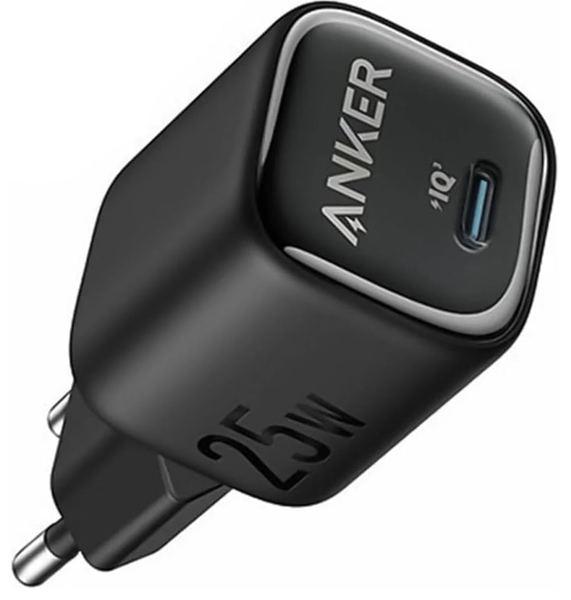 Anker 25W USB-C Fast Charging Wall Charger (1 Port) - Black