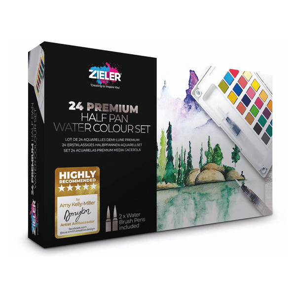 Zieler Half Pan Watercolour 24