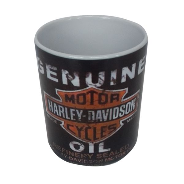 Vintage `Oil Can` Coffee Mug -Harley Davidson Motor Cycles Mug