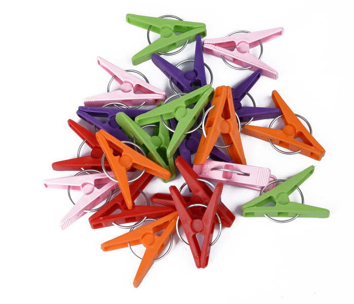 Plastic Clothes Pegs - Pack of 50