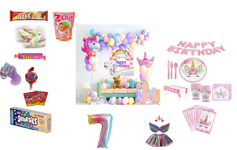 Unicorn Party Goodies 6 years