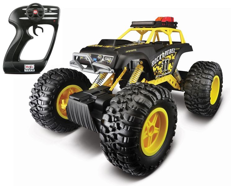 Maisto R/C Rock Crawler 3XL - Matte Black/Yellow