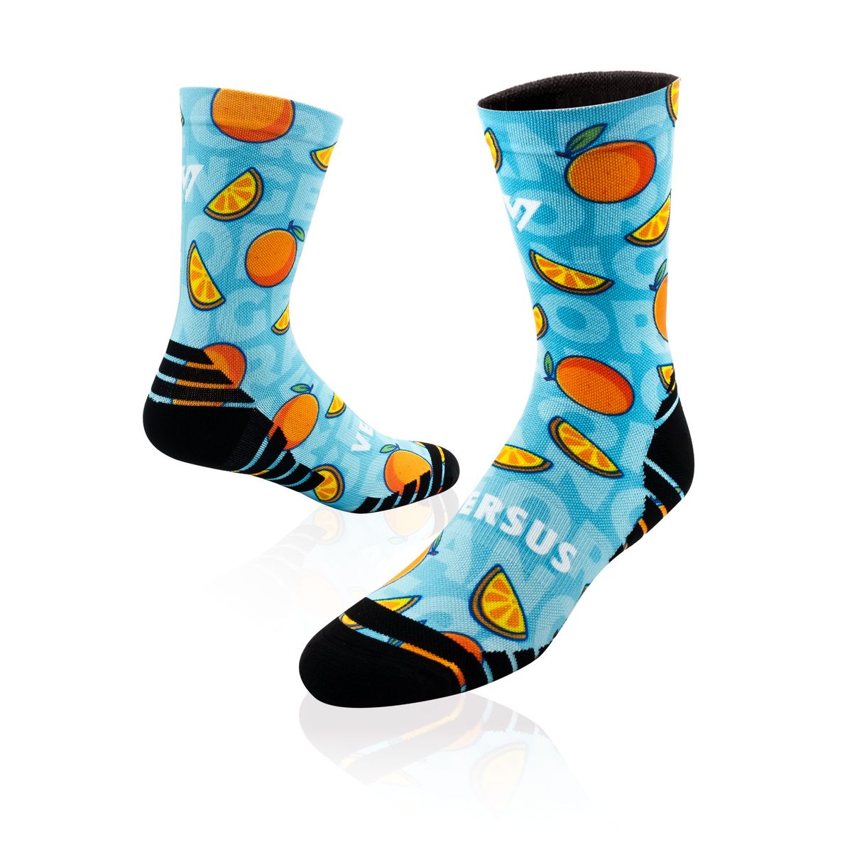 Versus Orange Active Crew Socks Shop Today Get It Tomorrow 