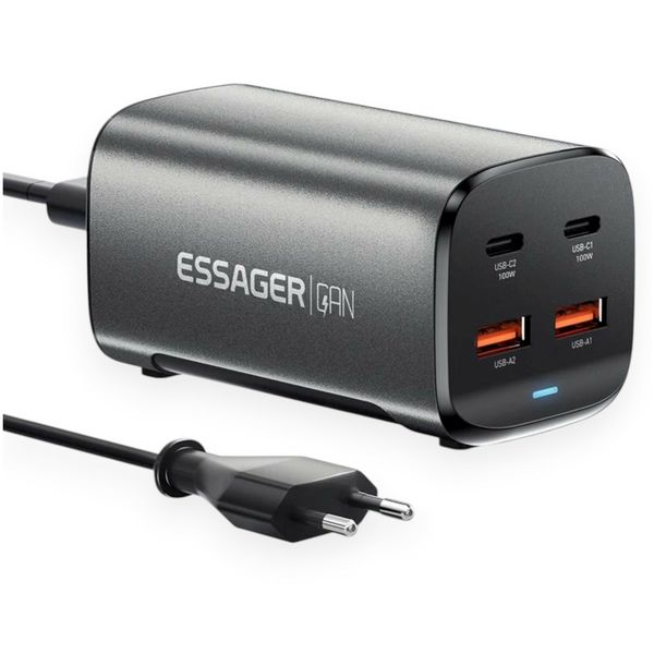 Essager 67W PowerDock Multi-Port Superfast Wall Desktop Cellphone Charger