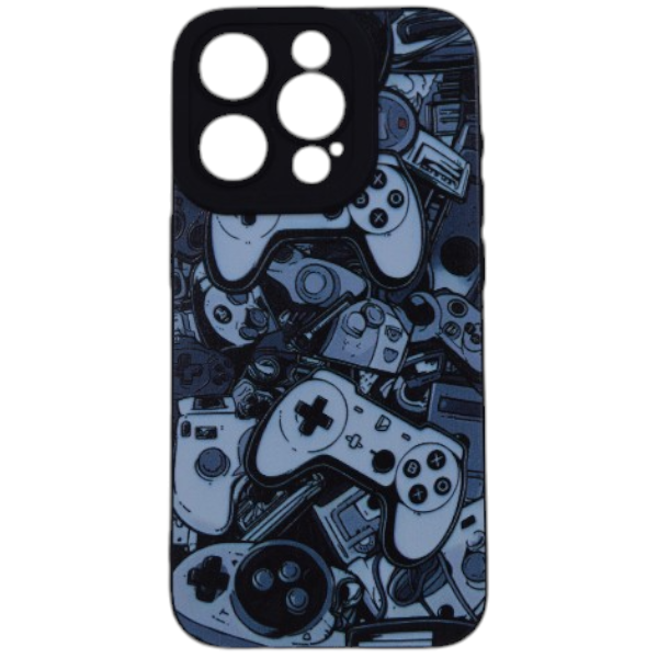 High Quality Game Controller Print Phone Case For IPhone 13 Pro Max - Black