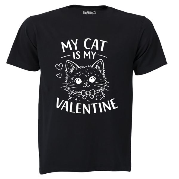 My Cat is my Valentine - Kids T-Shirt