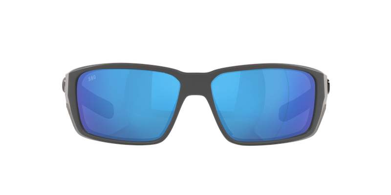 Costa Fantail Pro Sunglasses - Matte Grey/Blue Mirror